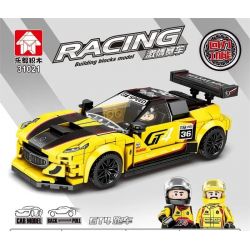 LEYI 31021 non  XE THỂ THAO GT4 bộ đồ chơi xếp lắp ráp ghép mô hình Racing Cuộc Đua 301 khối