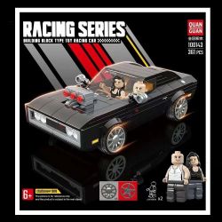 QuanGuan 100143 Quan Guan 100143 non  DODGE 1970. bộ đồ chơi xếp lắp ráp ghép mô hình Speed Champions Racing Cars CHALLENGER 1970 Đua Xe Công Thức 361 khối