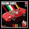 QuanGuan 100139 Quan Guan 100139 non  FERRARI F50. bộ đồ chơi xếp lắp ráp ghép mô hình Speed Champions Racing Cars Đua Xe Công Thức 363 khối