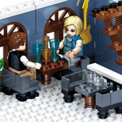 ZHEGAO QL0940 0940 non  KHÁCH SẠN VƯỜN bộ đồ chơi xếp lắp ráp ghép mô hình Creator Expert STREET VIEW Chuyên Gia Sáng Tạo 1316 khối