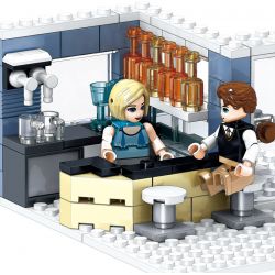 ZHEGAO QL0940 0940 non  KHÁCH SẠN VƯỜN bộ đồ chơi xếp lắp ráp ghép mô hình Creator Expert STREET VIEW Chuyên Gia Sáng Tạo 1316 khối