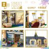 ZHEGAO QL0927 0927 non  KHÁCH SẠN CARLO bộ đồ chơi xếp lắp ráp ghép mô hình Creator Expert STREET VIEW Chuyên Gia Sáng Tạo 2099 khối