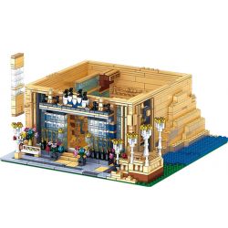 ZHEGAO QL0927 0927 non  KHÁCH SẠN CARLO bộ đồ chơi xếp lắp ráp ghép mô hình Creator Expert STREET VIEW Chuyên Gia Sáng Tạo 2099 khối