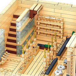 ZHEGAO QL0927 0927 non  KHÁCH SẠN CARLO bộ đồ chơi xếp lắp ráp ghép mô hình Creator Expert STREET VIEW Chuyên Gia Sáng Tạo 2099 khối