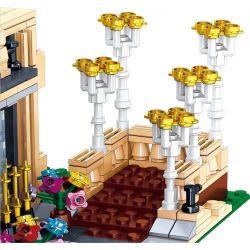 ZHEGAO QL0927 0927 non  KHÁCH SẠN CARLO bộ đồ chơi xếp lắp ráp ghép mô hình Creator Expert STREET VIEW Chuyên Gia Sáng Tạo 2099 khối