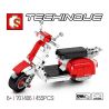 SEMBO 701406 non  XE MÁY CỪU NHỎ bộ đồ chơi xếp lắp ráp ghép mô hình  VESPA Kỹ Thuật Công Nghệ Cao Mô Hình Phương Tiện 455 khối