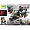 CAYI 1574 non  TRỰC THĂNG OSPREY bộ đồ chơi xếp lắp ráp ghép mô hình Swat Special Force OSPREY HELICOPTER Đặc Nhiệm 260 khối