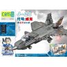 CAYI 2254 non  MÁY BAY CHIẾN ĐẤU TÀNG HÌNH J-20 bộ đồ chơi xếp lắp ráp ghép mô hình National Weapon Vũ Khí Quốc Gia 371 khối