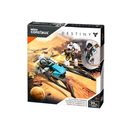 MEGA BLOKS DXD72 non  EV-41 TỐC ĐỘ CHIM SẺ bộ đồ chơi xếp lắp ráp ghép mô hình The  Ninjago Movie EV-41 RACING SPARROW Ninja Lốc Xoáy 99 khối