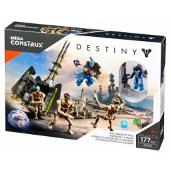 MEGA BLOKS DYF23 non  TẤN CÔNG HIVE HORDE. bộ đồ chơi xếp lắp ráp ghép mô hình The  Ninjago Movie HIVE HORDE ATTACK Ninja Lốc Xoáy 177 khối