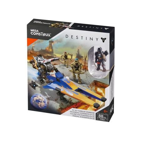 MEGA BLOKS FFB53 non  XE ĐẨY EV-30 bộ đồ chơi xếp lắp ráp ghép mô hình The  Ninjago Movie EV-30 TUMBLER SPARROW Ninja Lốc Xoáy 88 khối