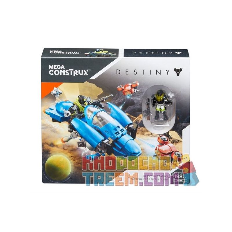 MEGA BLOKS FNP30 non  TUẦN TRA MÔ TÔ HẠNG NẶNG bộ đồ chơi xếp lắp ráp ghép mô hình The  Ninjago Movie HEAVY PIKE PATROL Ninja Lốc Xoáy 198 khối