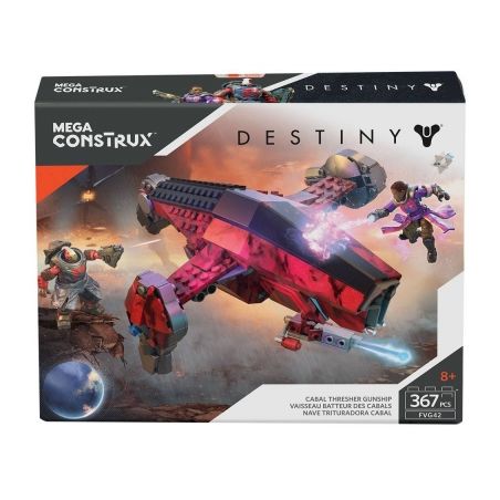 MEGA BLOKS FVG42 non  CABAL THRESHER GUNSHIP GUNDOWN bộ đồ chơi xếp lắp ráp ghép mô hình The  Ninjago Movie CABAL THRESHER GUNSHIP / GUNDOWN Ninja Lốc Xoáy 367 khối