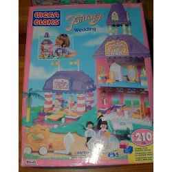 MEGA BLOKS 9406 non  LỄ CƯỚI bộ đồ chơi xếp lắp ráp ghép mô hình  WEDDING Các Bạn Gái 210 khối