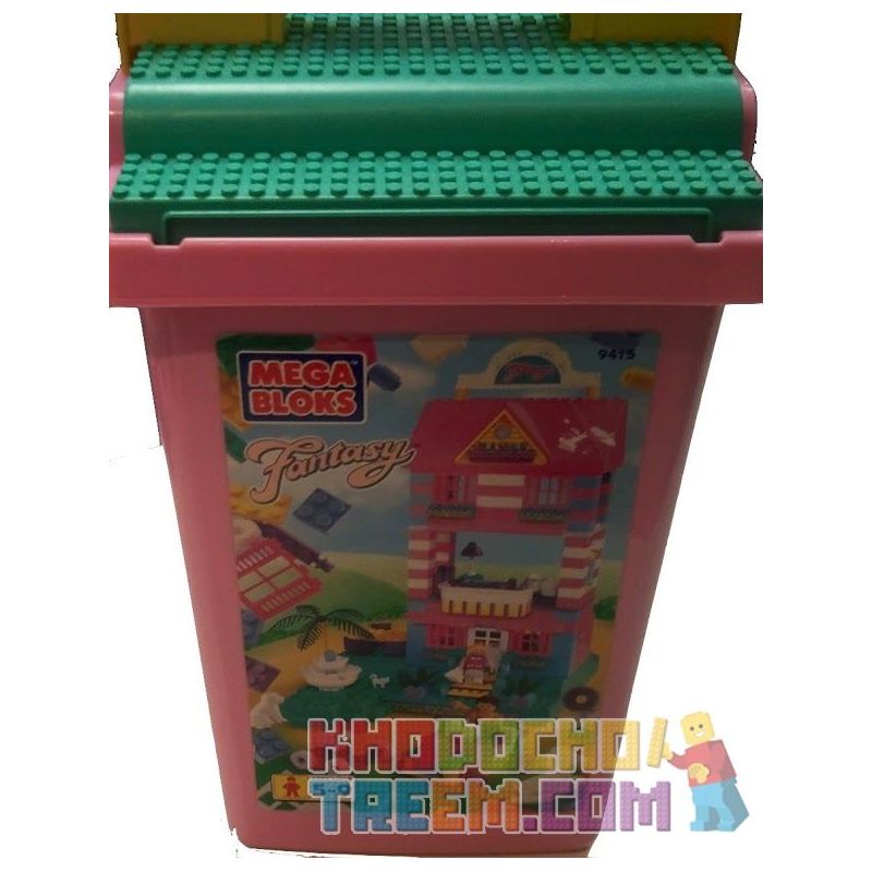 MEGA BLOKS 9415 non  THÙNG LỚN bộ đồ chơi xếp lắp ráp ghép mô hình  BULK BUCKET Các Bạn Gái 350 khối