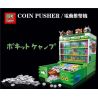 SUPER 18K K104 non  MÁY ĐẨY TIỀN ĐIỆN bộ đồ chơi xếp lắp ráp ghép mô hình Creator COIN PUSHER Sáng Tạo 2980 khối