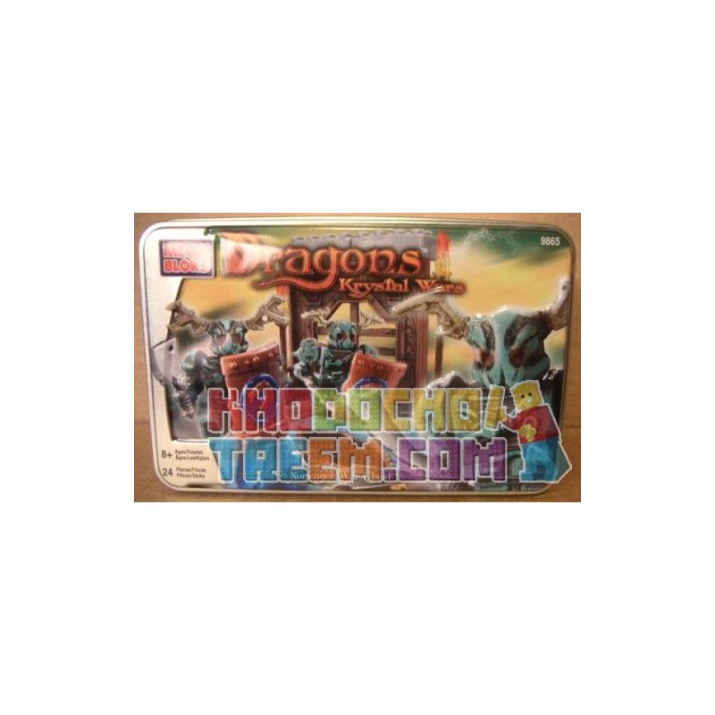 MEGA BLOKS 9865 non  HỘP CHIẾN TRANH NORVAGEN bộ đồ chơi xếp lắp ráp ghép mô hình NORVAGEN WAR CHEST 24 khối