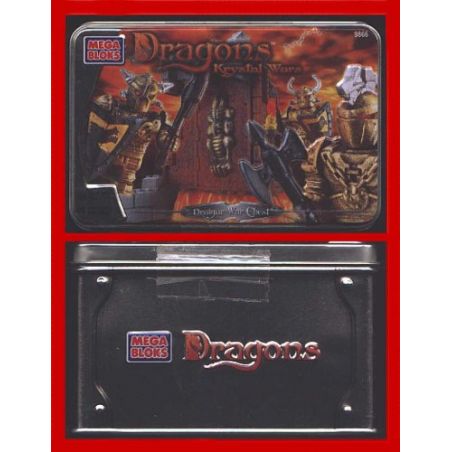 MEGA BLOKS 9866 non  HỘP CHIẾN TRANH DRAIGAR bộ đồ chơi xếp lắp ráp ghép mô hình DRAIGAR WAR CHEST 24 khối