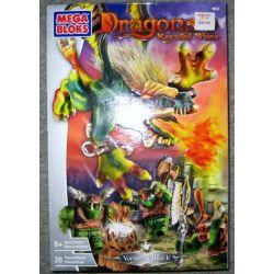 MEGA BLOKS 9873 non  CUỘC TẤN CÔNG VORGAN bộ đồ chơi xếp lắp ráp ghép mô hình VORGAN ATTACK 24 khối