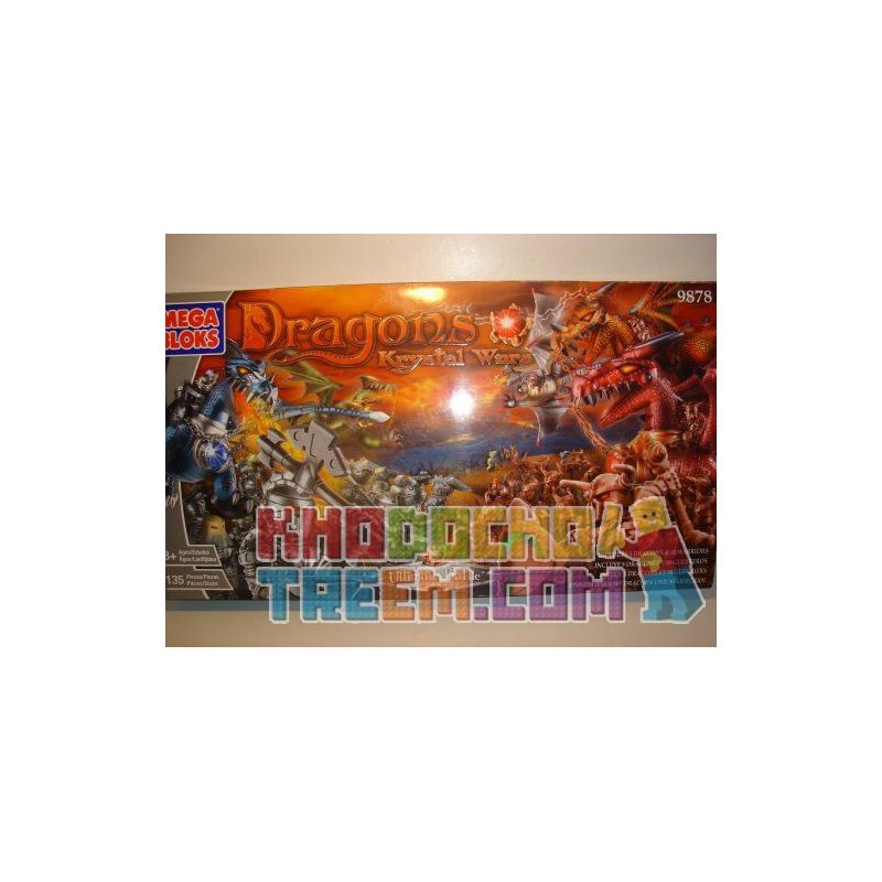 MEGA BLOKS 9878 non  TRẬN CHIẾN CUỐI CÙNG bộ đồ chơi xếp lắp ráp ghép mô hình ULTIMATE BATTLE 135 khối