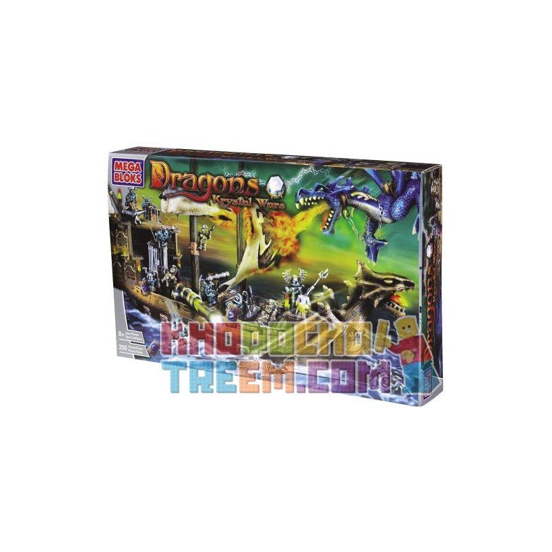 MEGA BLOKS 9895 non  CHIẾN TRANH TRÊN TRÁI ĐẤT bộ đồ chơi xếp lắp ráp ghép mô hình MAN O' WAR 250 khối