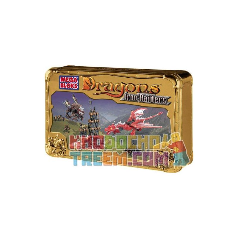 MEGA BLOKS 9650 9850 non  RAIDERS GIỮ bộ đồ chơi xếp lắp ráp ghép mô hình RAIDERS KEEP 160 khối