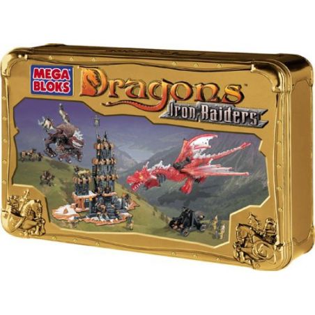 MEGA BLOKS 9650 9850 non  RAIDERS GIỮ bộ đồ chơi xếp lắp ráp ghép mô hình RAIDERS KEEP 160 khối