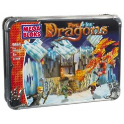 MEGA BLOKS 9664 non  NGỌN LỬA PHỤC KÍCH bộ đồ chơi xếp lắp ráp ghép mô hình FIRE AMBUSH 80 khối