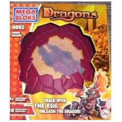 MEGA BLOKS 9892 non  RỒNG KHÓI bộ đồ chơi xếp lắp ráp ghép mô hình SMOKE DRAGON 10 khối