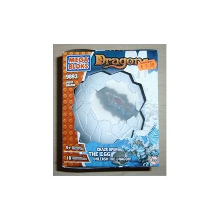 MEGA BLOKS 9893 non  RỒNG BĂNG bộ đồ chơi xếp lắp ráp ghép mô hình FROST DRAGON 10 khối