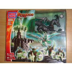 MEGA BLOKS 98003 non  RỒNG MA ĐẤT bộ đồ chơi xếp lắp ráp ghép mô hình EARTH GHOST DRAGON 45 khối