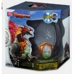 MEGA BLOKS 9417 non  SUNBLOTT EQUINOX DRAGON. bộ đồ chơi xếp lắp ráp ghép mô hình 11 khối