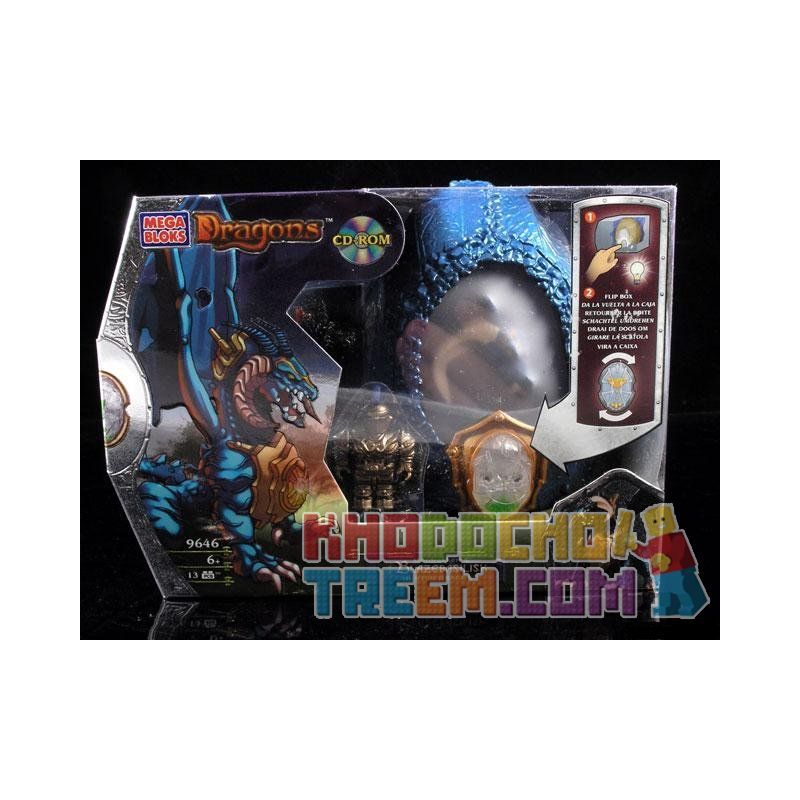 MEGA BLOKS 9646 non  NHÀ THỜ BLAZE bộ đồ chơi xếp lắp ráp ghép mô hình BLAZEBASILISK 13 khối