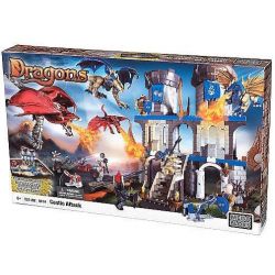 MEGA BLOKS 9414 non  TẤN CÔNG LÂU ĐÀI bộ đồ chơi xếp lắp ráp ghép mô hình Medieval Castle CASTLE ATTACK Chiến Tranh Trung Cổ 229 khối