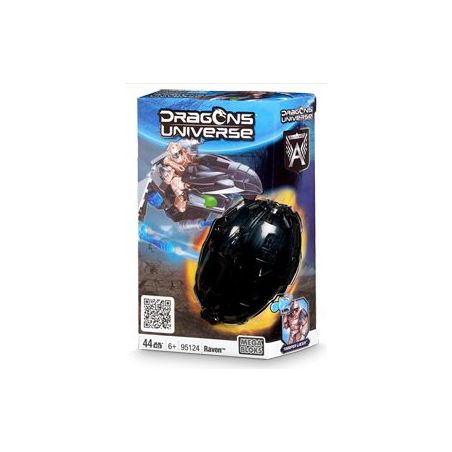 MEGA BLOKS 95124 non  RAVEN. bộ đồ chơi xếp lắp ráp ghép mô hình 44 khối