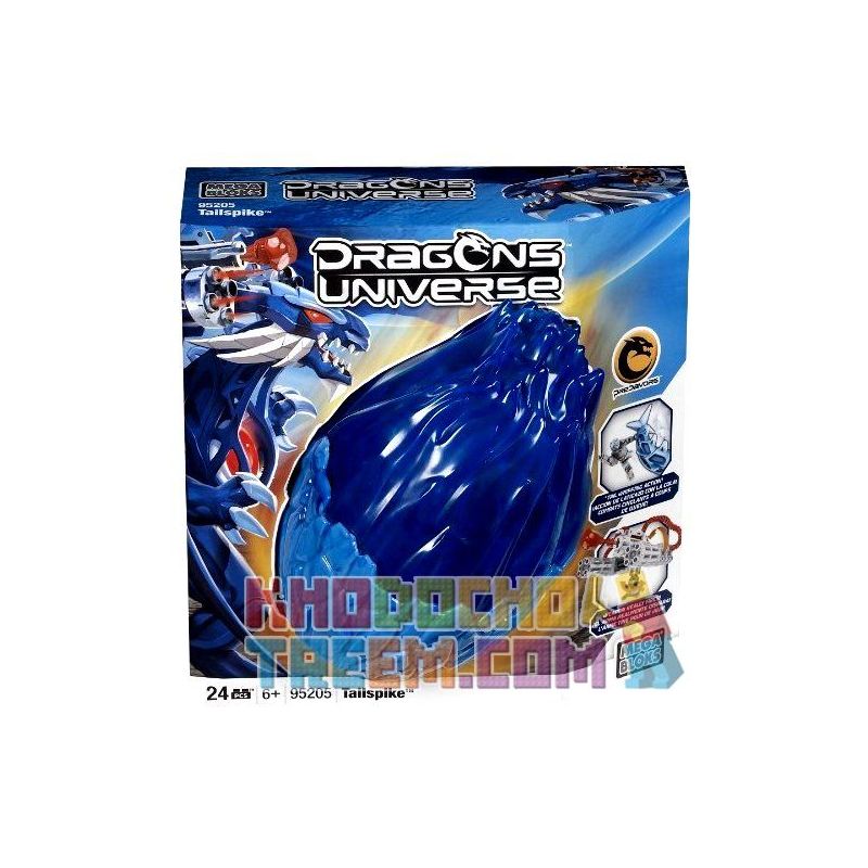 MEGA BLOKS 95205 non  TAILSPIKE. bộ đồ chơi xếp lắp ráp ghép mô hình 24 khối