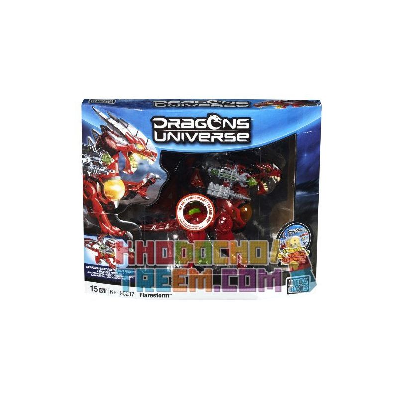 MEGA BLOKS 95217 non  BÃO BÙNG bộ đồ chơi xếp lắp ráp ghép mô hình FLARESTORM 15 khối