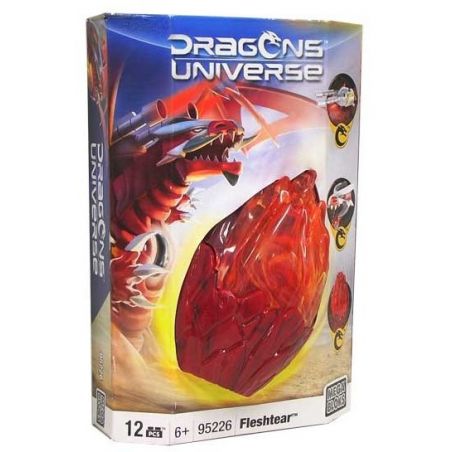 MEGA BLOKS 95226 non  THỊT CÁ bộ đồ chơi xếp lắp ráp ghép mô hình FLESHTEAR 12 khối