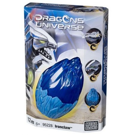 MEGA BLOKS 95228 non  MÓNG VUỐT SẮT bộ đồ chơi xếp lắp ráp ghép mô hình IRONCLAW 12 khối