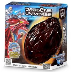 MEGA BLOKS 95131 non  FLAMEDRAKE. bộ đồ chơi xếp lắp ráp ghép mô hình 28 khối