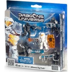 MEGA BLOKS 95134U non  GÓI HÌNH LIÊN MINH bộ đồ chơi xếp lắp ráp ghép mô hình ALLIANCE FIG PACK 45 khối