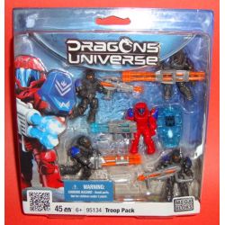 MEGA BLOKS 95134V non  TÚI LÍNH bộ đồ chơi xếp lắp ráp ghép mô hình TROOP PACK 45 khối