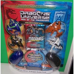 MEGA BLOKS 95137 non  GÓI 5 TRẬN CHIẾN RỒNG bộ đồ chơi xếp lắp ráp ghép mô hình 5 DRAGON BATTLE PACK 44 khối