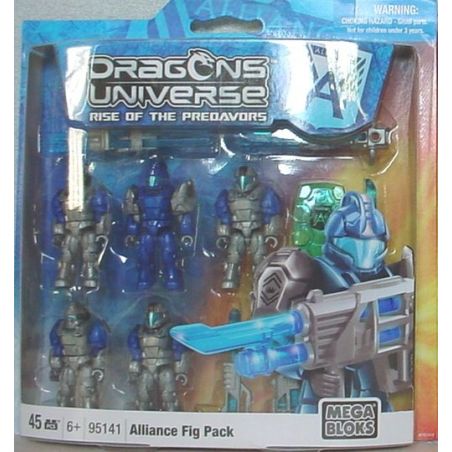 MEGA BLOKS 95141 non  GÓI HÌNH LIÊN MINH bộ đồ chơi xếp lắp ráp ghép mô hình ALLIANCE FIG PACK 45 khối