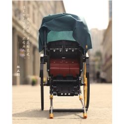 ACHKO 50014 non  XE KÉO THƯỢNG HẢI CŨ bộ đồ chơi xếp lắp ráp ghép mô hình  GOLD RICKSHAWS Kỹ Thuật Công Nghệ Cao Mô Hình Phương Tiện 347 khối