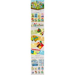 WOMA C0345 0345 non  CHẾ ĐỘ XEM PHỐ SÁNG TẠO bộ đồ chơi xếp lắp ráp ghép mô hình Mini Modular THE METROPOLITAN Đường Phố Thu Nhỏ 800 khối