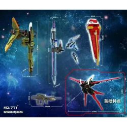 66 771 881 non  LÊN ĐẾN bộ đồ chơi xếp lắp ráp ghép mô hình Gundam Đại Chiến Gundam 6500 khối