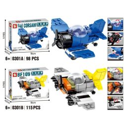 SHENG YUAN SY 0301B 0301C 0301D 0301A non  MÁY BAY CHIẾN ĐẤU 4 bộ đồ chơi xếp lắp ráp ghép mô hình Military Army SURVIVAL WARFARE Quân Sự Bộ Đội 426 khối