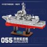 SEMBO 202073 non  KHU TRỤC HẠM 055 TẤN-NANCHANG bộ đồ chơi xếp lắp ráp ghép mô hình Military Army PLA' NAVY TYPE 055 GUIDED-MISSILE DESTROYER Quân Sự Bộ Đội 372 khối