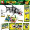 SHENG YUAN SY 1511 non  SHARK RĂNG KHỔNG LỒ bộ đồ chơi xếp lắp ráp ghép mô hình Jurassic World DINOSAUR WORLD Thế Giới Khủng Long 625 khối